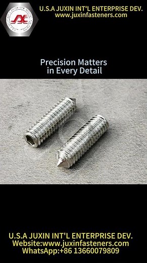#Fasteners #SetScrews #CustomMachining #PrecisionEngineering #QualityControl
