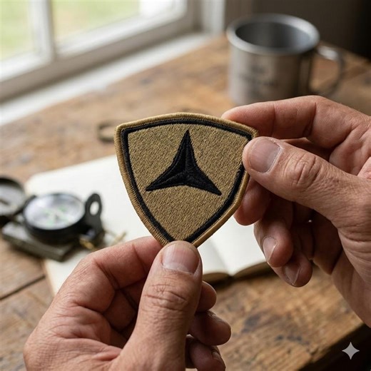 Army 3rd Marine OCP Embroidered Patch, Velcro Hook Back Iron-On Badge, Military Unit Camouflage Souvenir