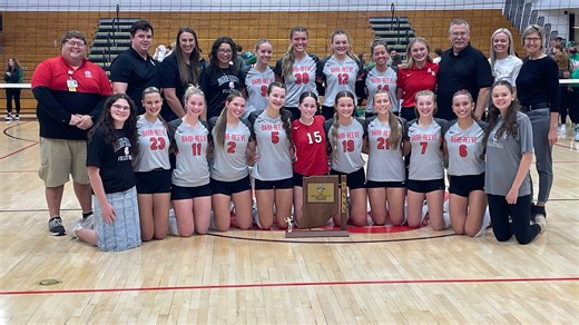 Barr-Reeve volleyball advances to IHSAA state championship with straight set victory