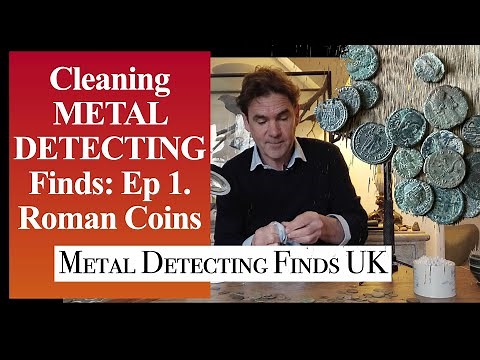 How to clean Roman Coins (well, how I do it!) Metal Detecting UK 2022