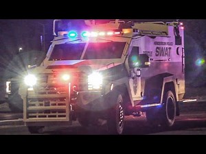 MAJOR SWAT & Police Response - 30+ Units Responding Code 3 To Barricaded Suspect + On Scene Footage
