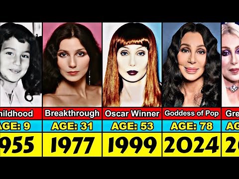 Cher Transformation From 1 to 78 Year Old
