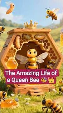 The Amazing Life of a Queen Bee 🐝👑 #animation #art #brainrot #shorts #trending