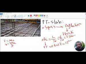 Design of PT-Slabs using Adapt Builder (Arabic)