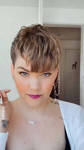 928K views · 1.5K reactions | Short hair styling idea for the weekend #salirasa #shorthairidea #kurzhaarfrisur #cabelocurto #peinados #hairidea #meucabelocurto | Salirasa | Facebook