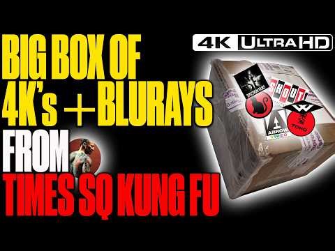 Huge Box of 4K & Bluray Goodness from Times Sq Kung-Fu!