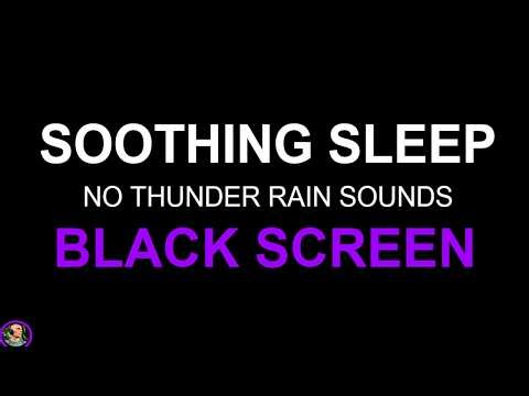 Very Heavy Rain No Thunder Black Screen, Rain Sounds For Sleeping, Soothing Relaxation, Sleep Aid