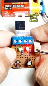The N channel mosfet tester is simple but quite advanced #mosfet #transistor #tester #simple #advanced #innovation #technew #solution #trendingfb #fblifestyle | Herman Suhaemi