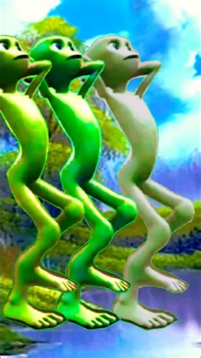 Dame tu cosita Green alien dance 🥹#dance #shorts #ytshorts #dametucosita