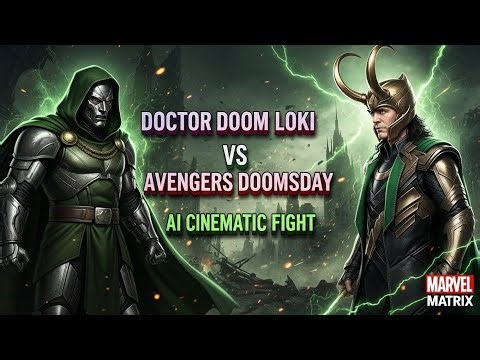 Doctor Doom vs Loki | Avengers Doomsday | AI Cinematic Fight | Marvel Matrix