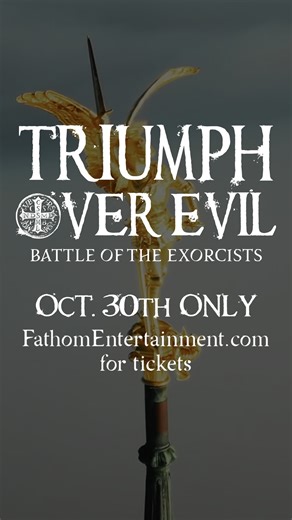 Sneak peek from the upcoming film "Triumph Over Evil: Battle of the Exorcists," in theaters one day ONLY on October 30th! 🎬🍿👹🙏 This movie highlights the truth behind Catholic Exorcisms, the devil, the demonic, evil in the world, and how we can combat it in our daily lives. It is a MUST-SEE in these difficult times we face. Find out more at TriumphOverEvilFilm.com #triumphoverevil #exorcism #catholicfilm #exorcist #triumphoverevilfilm #battleoftheexorcists #catholic #catholicmovie | Triumph O