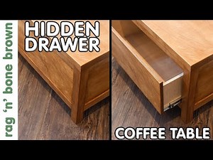 Coffee Table With Hidden Drawer