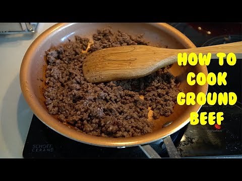 How To Cook Ground Beef