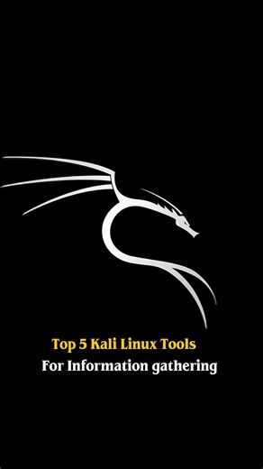 Top 5 Kali Linux Tools for Information Gathering 🔥#short