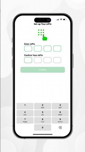 How to log into the application using fingerprint?