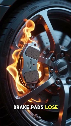 Why Do Brakes Feel Weak After Hard Driving? 🔥 | Brake Fade Explained #howitworks #brakes #abs