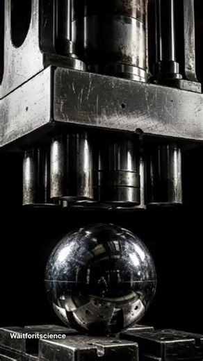 Can a 100-Ton Press Crush Steel? 💥 (Wait For It)