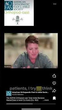 Total Ankle Revision Masterclass: Part 1