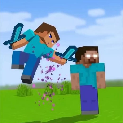 STEVE VS HEROBRINE ☠️#minecraft #anime #viral #shorts #gta5 #gaming
