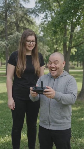 Pickleboy Tries Out Drone