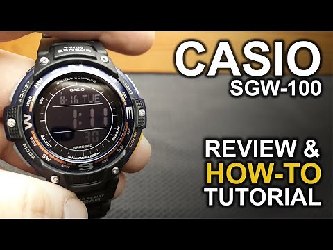Casio SGW-100 - Review & Detailed How-To Tutorial on module 3157