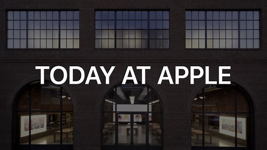 Introducing Today at Apple—inspiring free sessions happening every day at Apple. | Apple