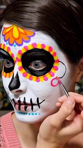 “Bad Guy” 💀🎨 | Día de los Muertos Face Paint Transformation