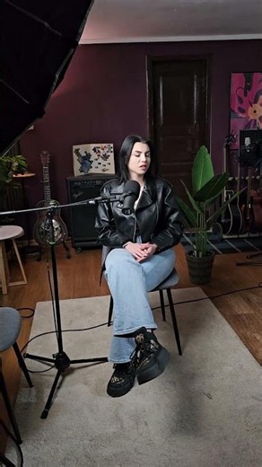 Recording "Shape Of My Heart" by Sting #andreeacoman #shapeofmyheart #sting #foryoupage #viral