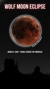 IN 5 DAYS — THE WOLF MOON WILL TURN DEEP RED IN A TOTAL LUNAR ECLIPSE VISIBLE ACROSS THE AMERICAS. On March 3, 2026, the full Moon passes completely into Earth’s shadow, producing a blood-red disk for almost one hour. From North and South America, totality falls in convenient evening and early-morning hours, with partial phases stretching the show to more than five hours. No telescope needed—just a clear eastern horizon and dark skies. Mark the date now. Plan your viewing spot this week so when 
