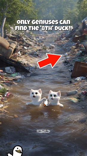 Can You Find Them All? | Ducks 👀🦆 #shorts #fyp #trending