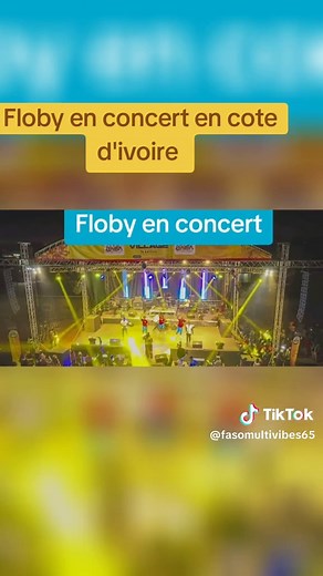 Concert Live de Floby en Côte d'Ivoire