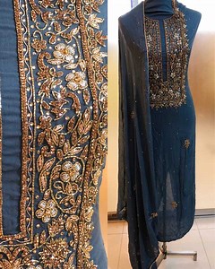 2.5K views · 85 reactions | ASH COLOR ⏭Order Link : m.me/VenusBoutiqueBD ⏭ PURE VISCOS TWO PC EXCLUSIVE ⏭Unstitch (up to 60+++ Body long 47") ⏭Material: Jardusi flower with কাচ পাথর  | Venus Boutique | Facebook