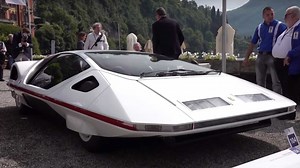 Ferrari 512 S Modulo konsepti, Villa d'Este'de sergileniyor