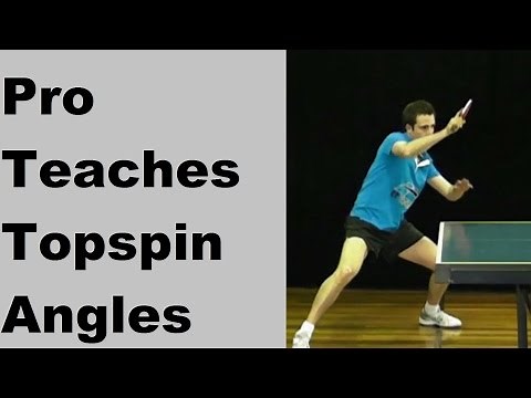 Pro Teaches - Backhand and Forehand Topspin Loop Placement - Table Tennis