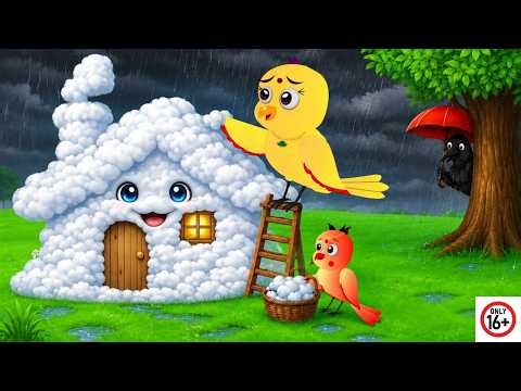 चिड़िया का बादल CLOUDS का घर|tuntuniranuchidiyacartoonachhaachhaserial| tony hindi cartoon story new