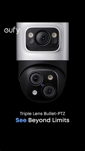 5K views · 31 reactions | See beyond limits with the world’s first¹ NVR Security System powered by a Local AI Agent — the eufy PoE NVR Security System S4 Max Triple Lens Bullet-PTZ.  Learn more & join our AI Pioneer Program!  https://eufyofficial.com/xc7kl5 Apply for a chance to get AI features and services worth $880 for just $100! | eufy | Facebook