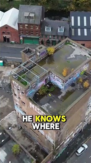 PENNYWISE CAUGHT IN A ABANDONED BUILDING IN REAL LIFE! #pennywise #abandonedplaces #dronevideo