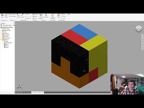 PLTW IED Puzzle Cube Introduction in Inventor