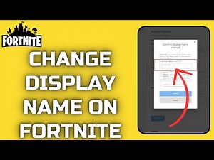 How to Change Your Epic Games Display Name on Fortnite (2024)