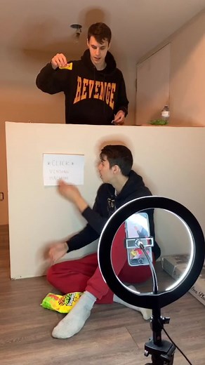 Behind the scenes of the vending machine‼️ follow our Instagram-Twin.Pranks #fyp #foruyou #canada #usa #behindthescenes #tutorial #vendingmachine