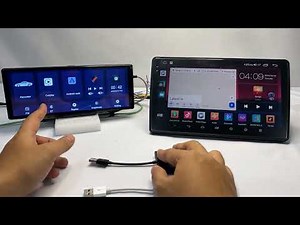 Scumaxcon Wireless CarPlay & Android Auto: Installation Any Car with Smart Upgrades Portable Units