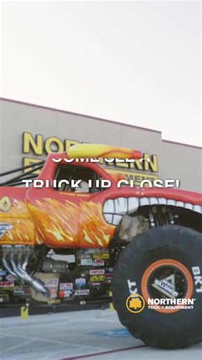 Have you ever seen a high-flying Monster Jam® machine in person? Now’s your chance. Northern Tool Equipment is now an official partner with Monster Jam. And to celebrate, there’s going to be a Monster Jam truck at a store near you. | Northern Tool Equipment