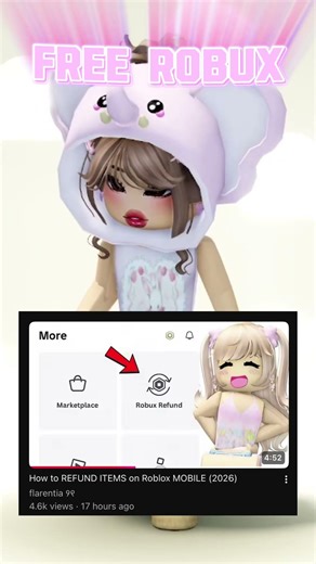 How to REFUND ITEMS on Roblox Tutorial #roblox #flarentia #refunditems #freerobux #robux