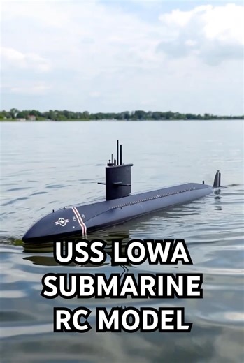 USS Iowa 1:250 RC model, newest Virginia-class fast attack submarine, First sub named after Iowa!