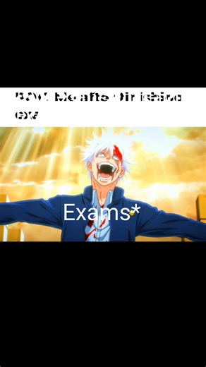 POV: You finished the exam but forgot there was a back page 💀#JujutsuKaisen #Gojo #Anime #Exams#edit