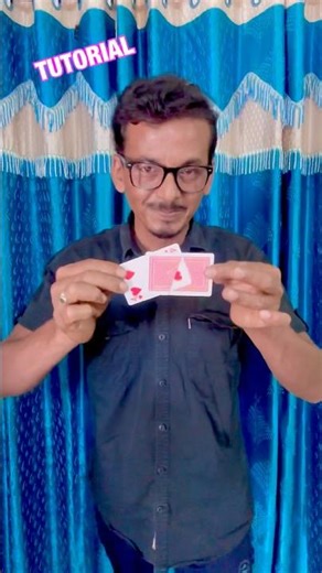 Card magic | card cutting tutorial |￼ #magictrickssecret #magic #magicianhoque #youtubeshorts