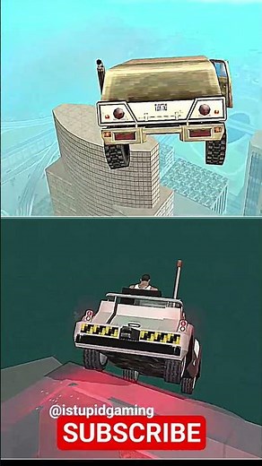 Stunt comparison GTA San Andreas #patriot #stuntswithmusic #shorts #shortsfeed #gta #gta5 #gtav #sad