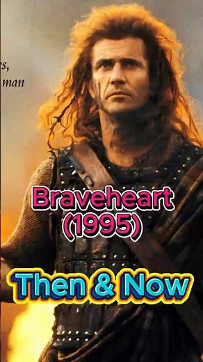 Braveheart (1995) cast Then and Now - Movie Actors Before and After #shorts