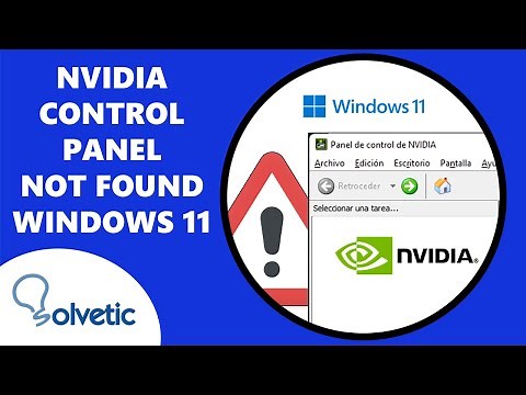 Nvidia Control Panel Not Found Windows 11 ✔️ FIX