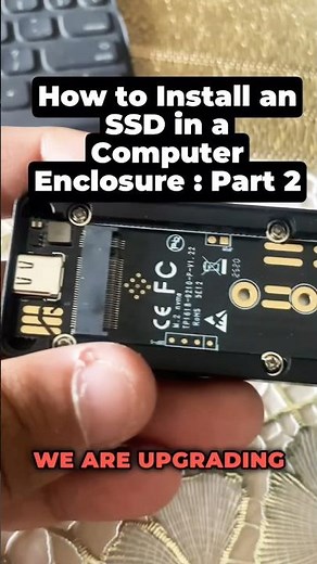 How to Install an SSD in a Computer Enclosure : Part 2 #cybersecurity #ssd